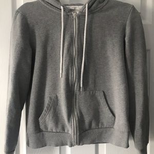 Forever 21 basic zip up sweater